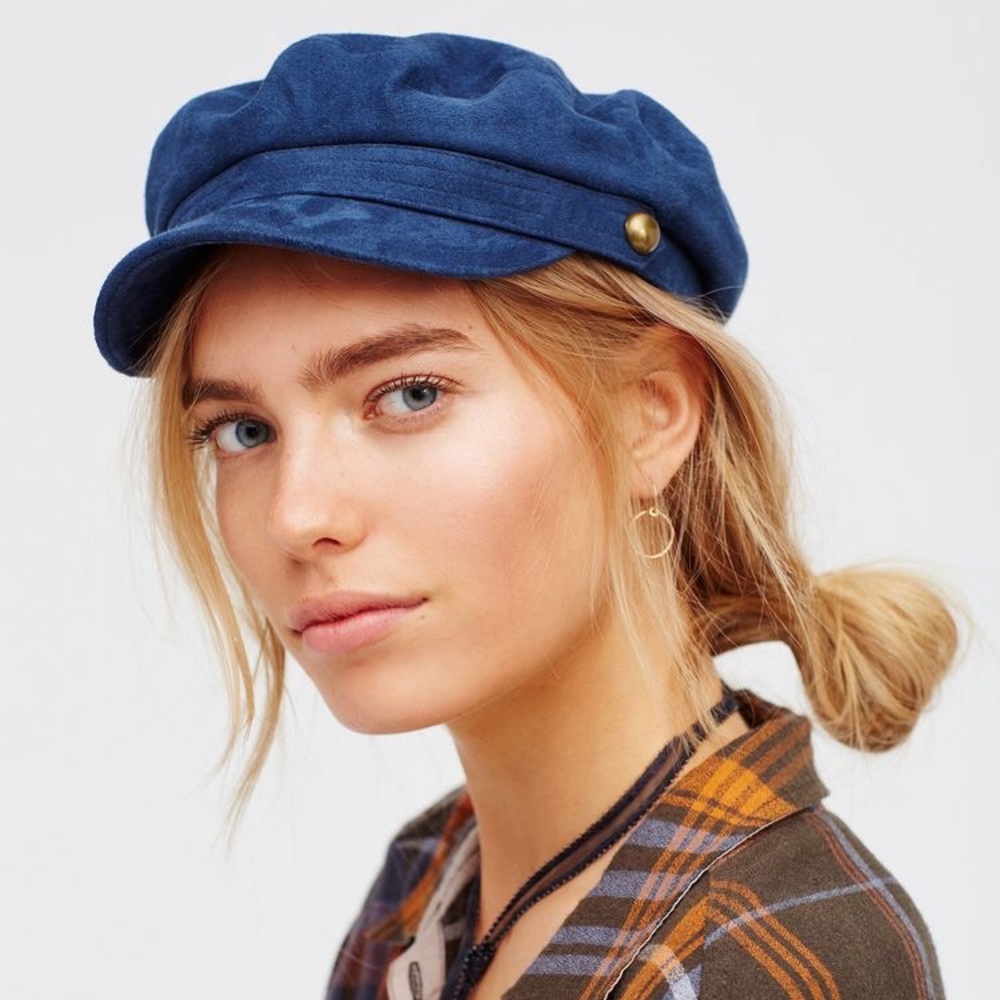 Free people blue Billie jean hat
